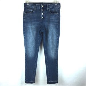 Universal Threads High Rise Skinny Jeans Size 8